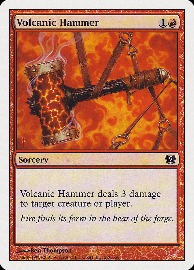 Volcanic Hammer (226) [Ninth Edition] | Odin's Place