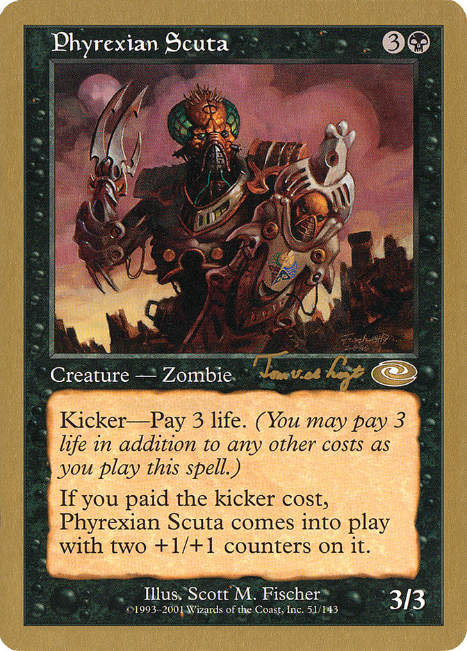 Phyrexian Scuta (Tom van de Logt) [World Championship Decks 2001] | Odin's Place
