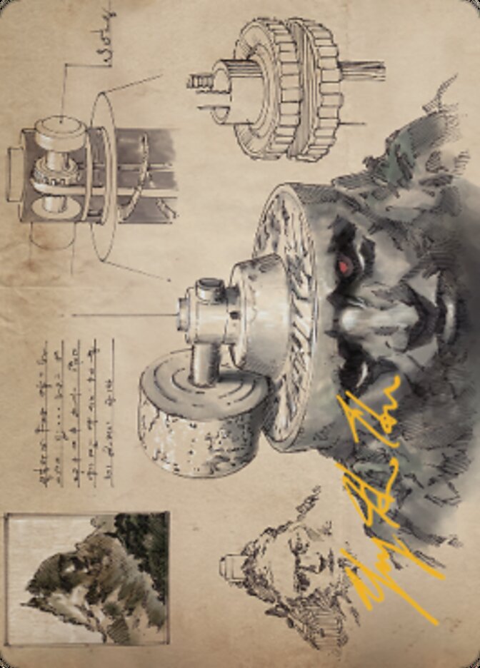 Millstone Art Card (Gold-Stamped Signature) [The Brothers' War Art Series] | Odin's Place