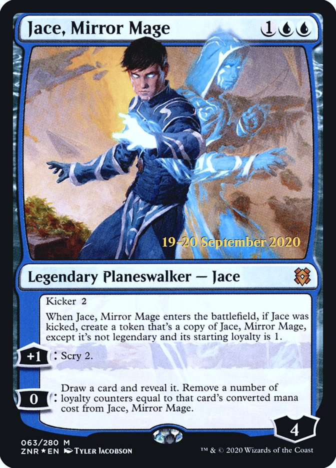 Jace, Mirror Mage [Zendikar Rising Prerelease Promos] | Odin's Place