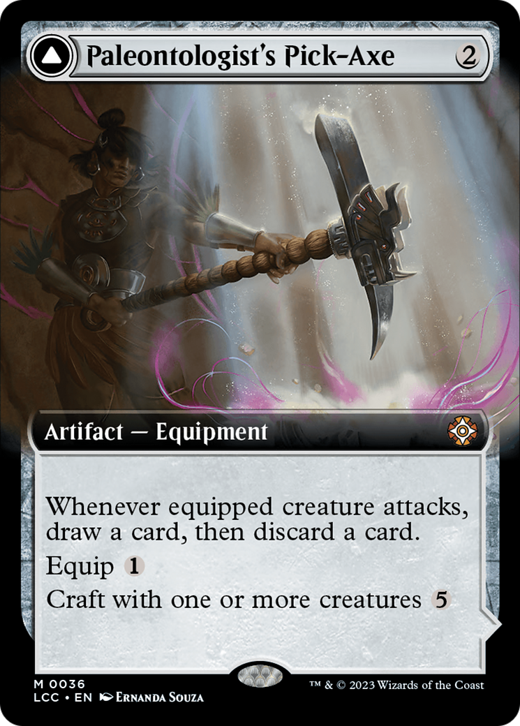 Paleontologist's Pick-Axe (Extended Art) [The Lost Caverns of Ixalan Commander] | Odin's Place