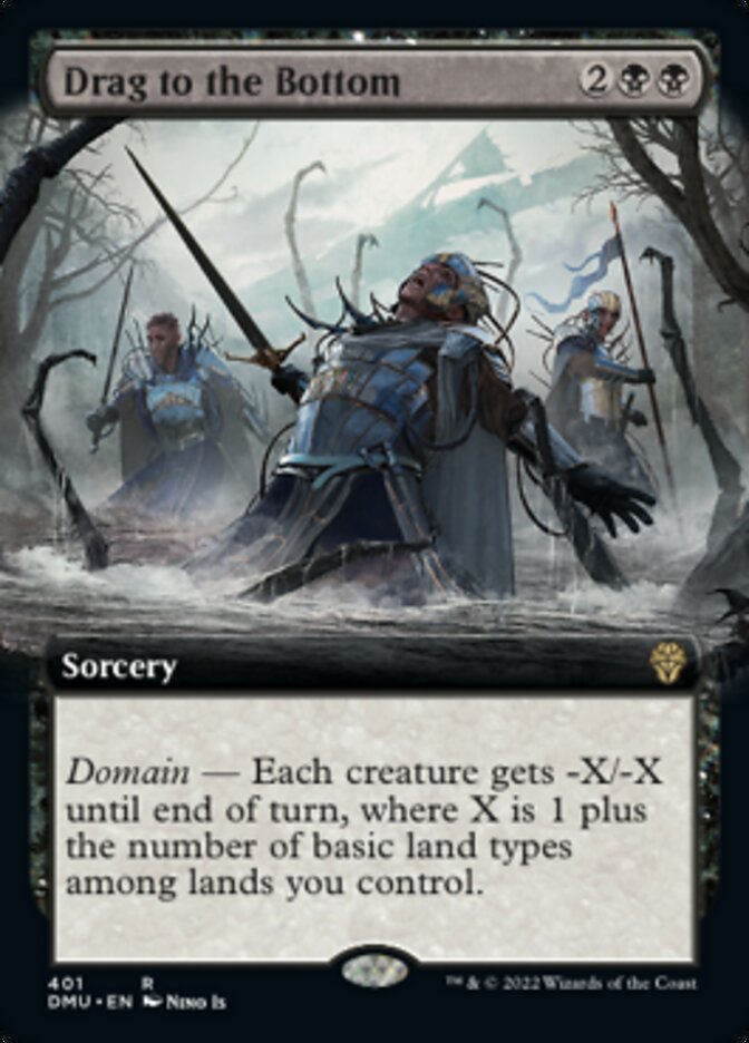 Drag to the Bottom (Extended Art) [Dominaria United] | Odin's Place
