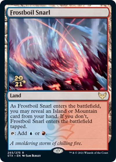Frostboil Snarl [Strixhaven: School of Mages Prerelease Promos] | Odin's Place