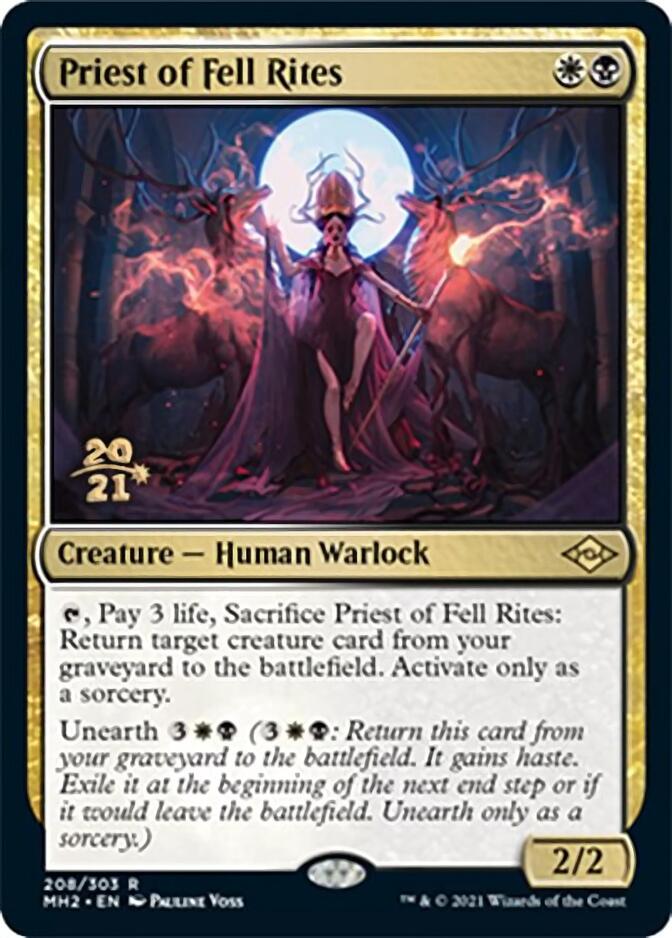 Priest of Fell Rites [Modern Horizons 2 Prerelease Promos] | Odin's Place