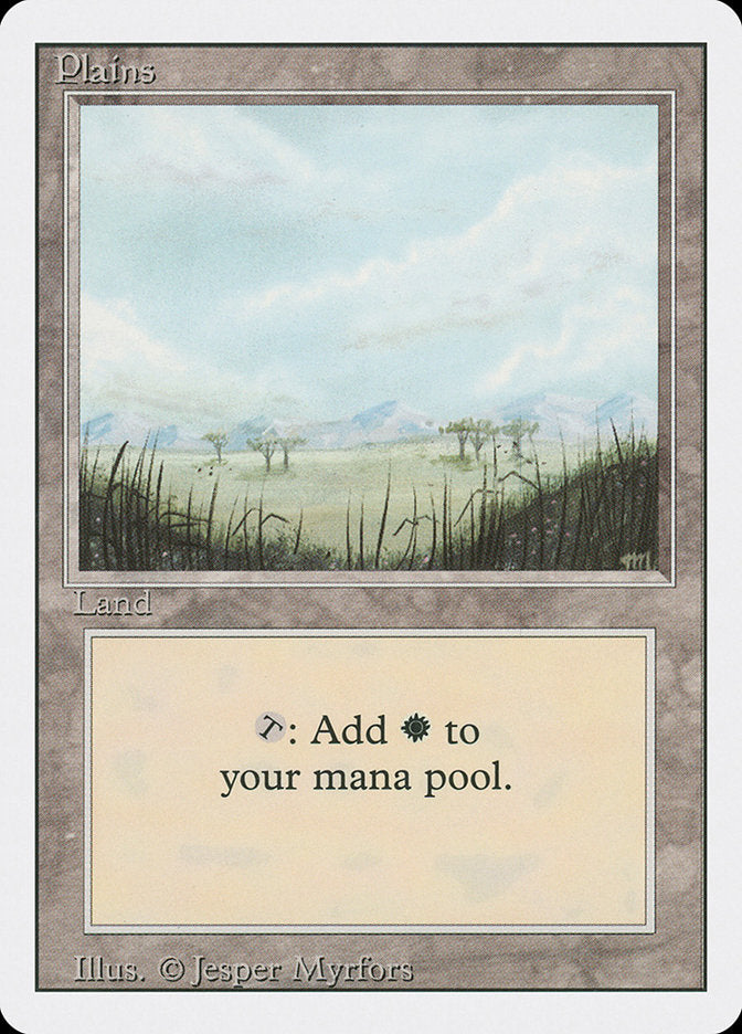 Plains (Trees on Plain / Signature on Right) [Revised Edition] | Odin's Place