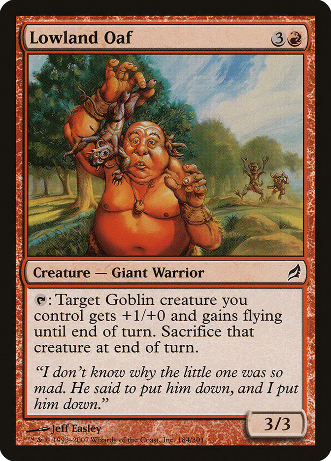 Lowland Oaf (184) [Lorwyn] | Odin's Place