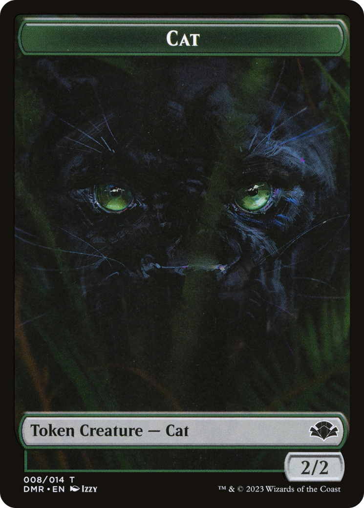 Cat Token (008) [Dominaria Remastered Tokens] | Odin's Place