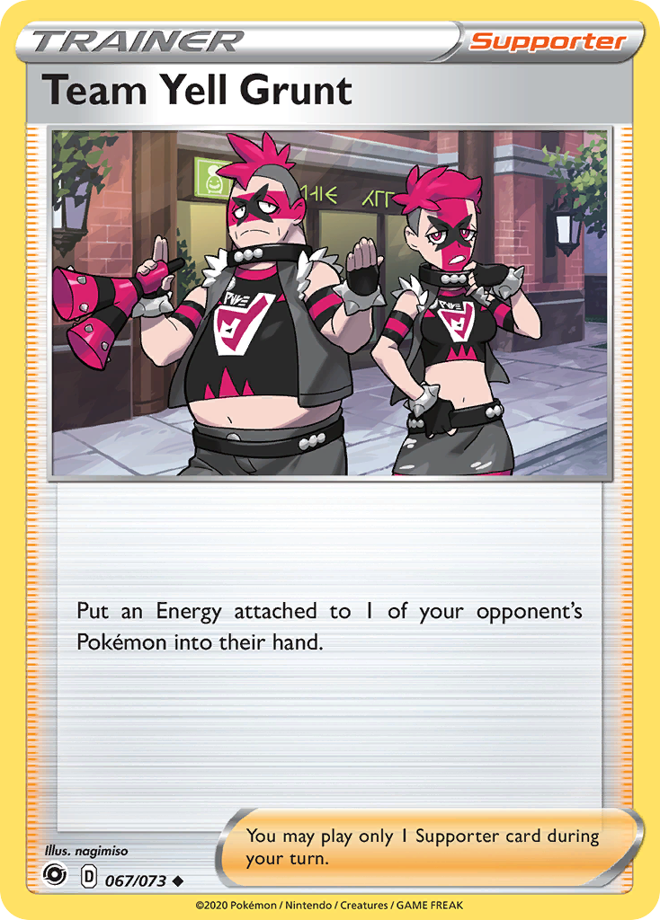 Team Yell Grunt (067/073) [Sword & Shield: Champion's Path] | Odin's Place