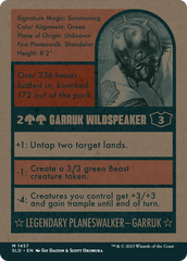 Garruk Wildspeaker [Secret Lair Drop Series] | Odin's Place