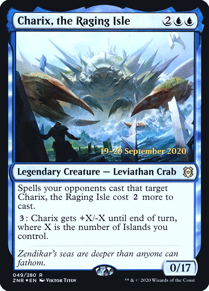Charix, the Raging Isle [Zendikar Rising Prerelease Promos] | Odin's Place