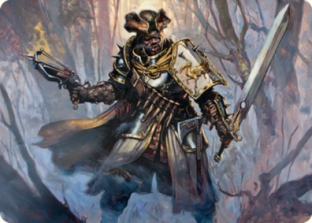Brutal Cathar Art Card [Innistrad: Midnight Hunt Art Series] | Odin's Place