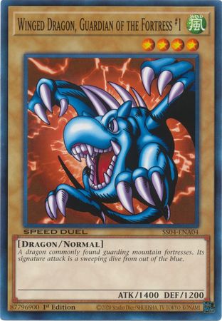 Winged Dragon, Guardian of the Fortress #1 [SS04-ENA04] Common | Odin's Place