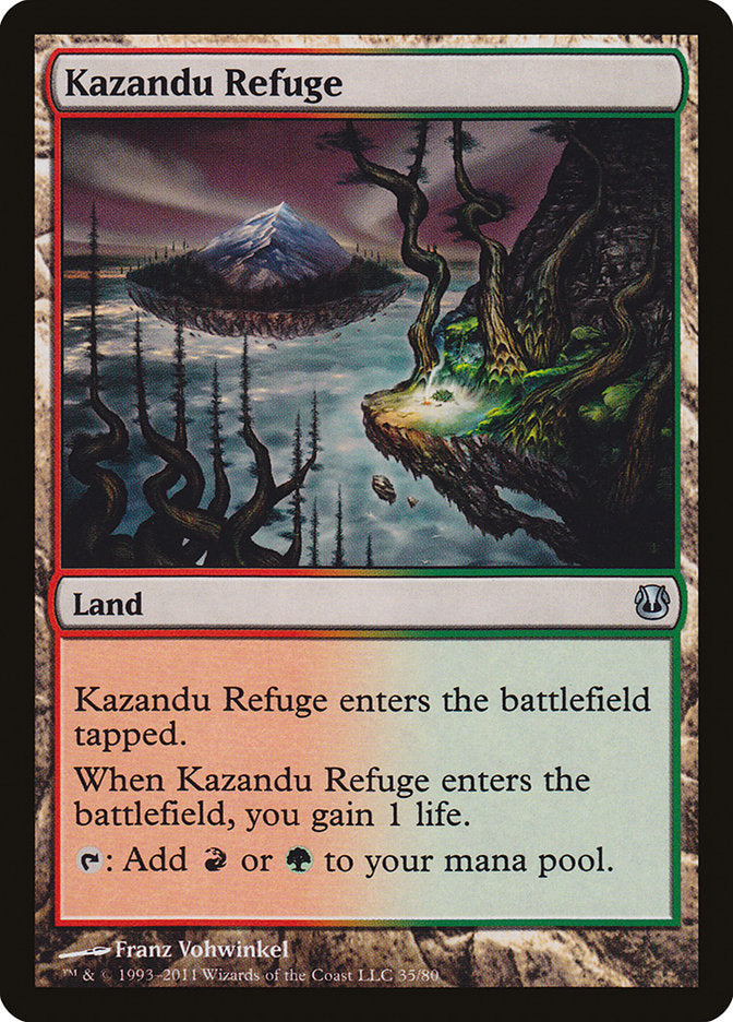 Kazandu Refuge (35) [Duel Decks: Ajani vs. Nicol Bolas] | Odin's Place