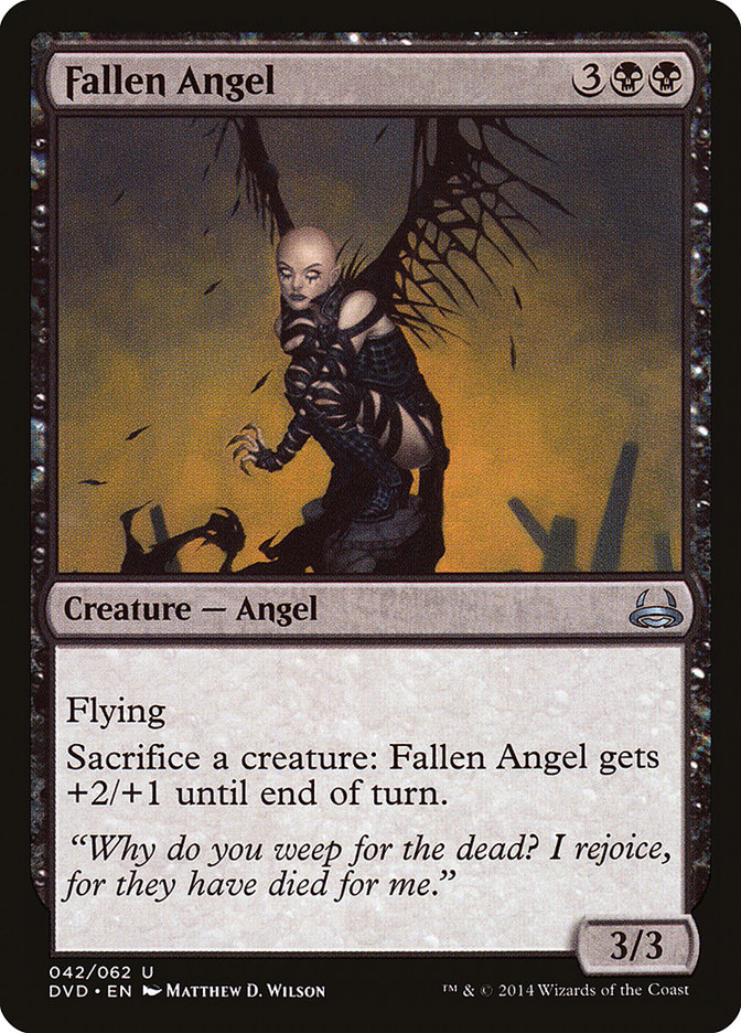 Fallen Angel (42) (Divine vs. Demonic) [Duel Decks Anthology] | Odin's Place