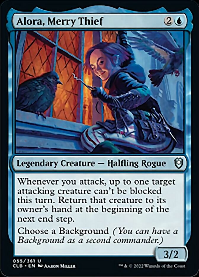 Alora, Merry Thief [Commander Legends: Battle for Baldur's Gate] | Odin's Place