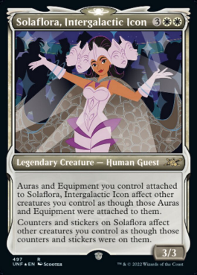 Solaflora, Intergalactic Icon (Showcase) (Galaxy Foil) [Unfinity] | Odin's Place