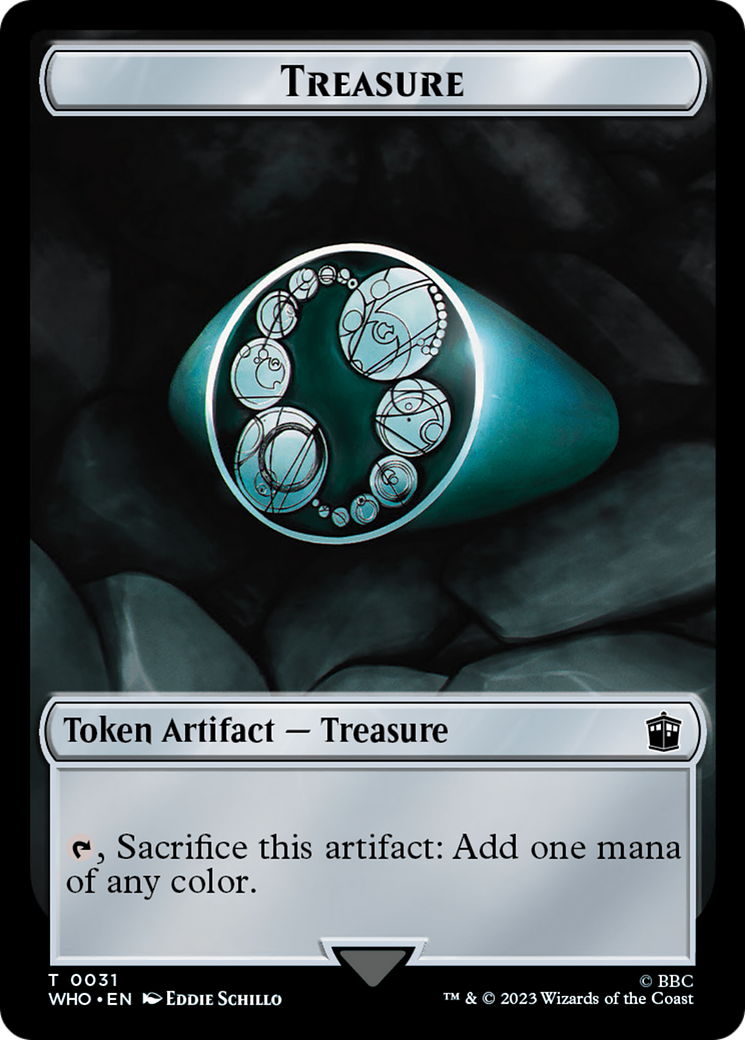 Dalek // Treasure (0031) Double-Sided Token [Doctor Who Tokens] | Odin's Place