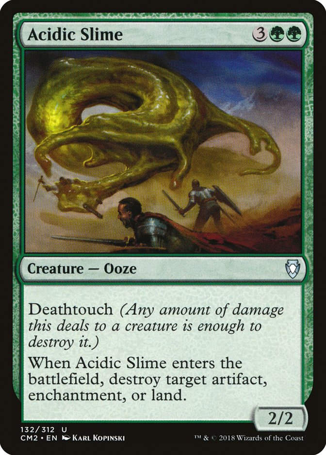 Acidic Slime (132) [Commander Anthology Volume II] | Odin's Place