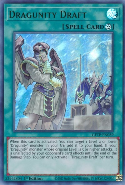 Dragunity Draft [GFTP-EN039] Ultra Rare | Odin's Place
