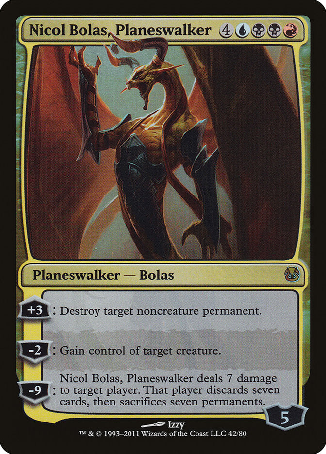 Nicol Bolas, Planeswalker (42) [Duel Decks: Ajani vs. Nicol Bolas] | Odin's Place