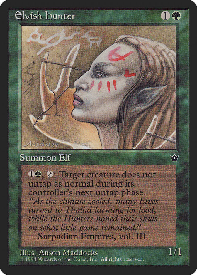 Elvish Hunter (Anson Maddocks) [Fallen Empires] | Odin's Place