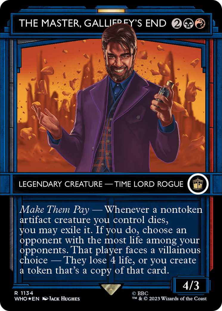 The Master, Gallifrey's End (Showcase) (Surge Foil) [Doctor Who] | Odin's Place