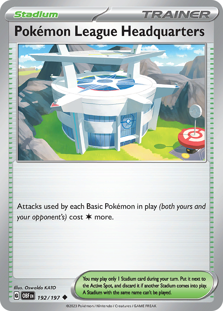 Pokemon League Headquarters (192/197) [Scarlet & Violet: Obsidian Flames] | Odin's Place