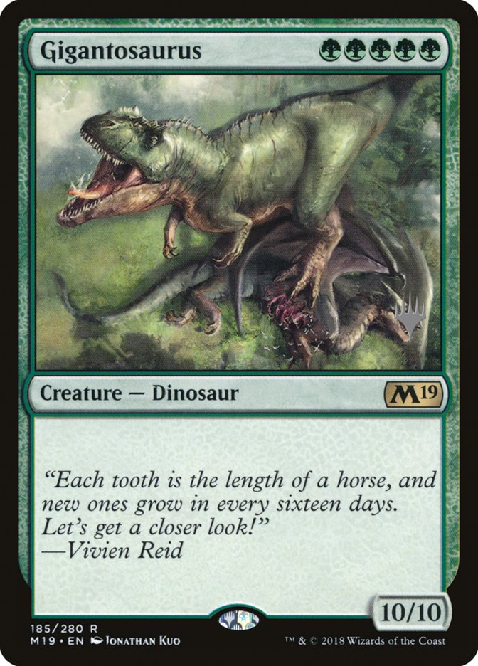 Gigantosaurus (Promo Pack) [Core Set 2019 Promos] | Odin's Place