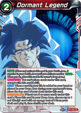 Dormant Legend (BT7-022) [Assault of the Saiyans] | Odin's Place