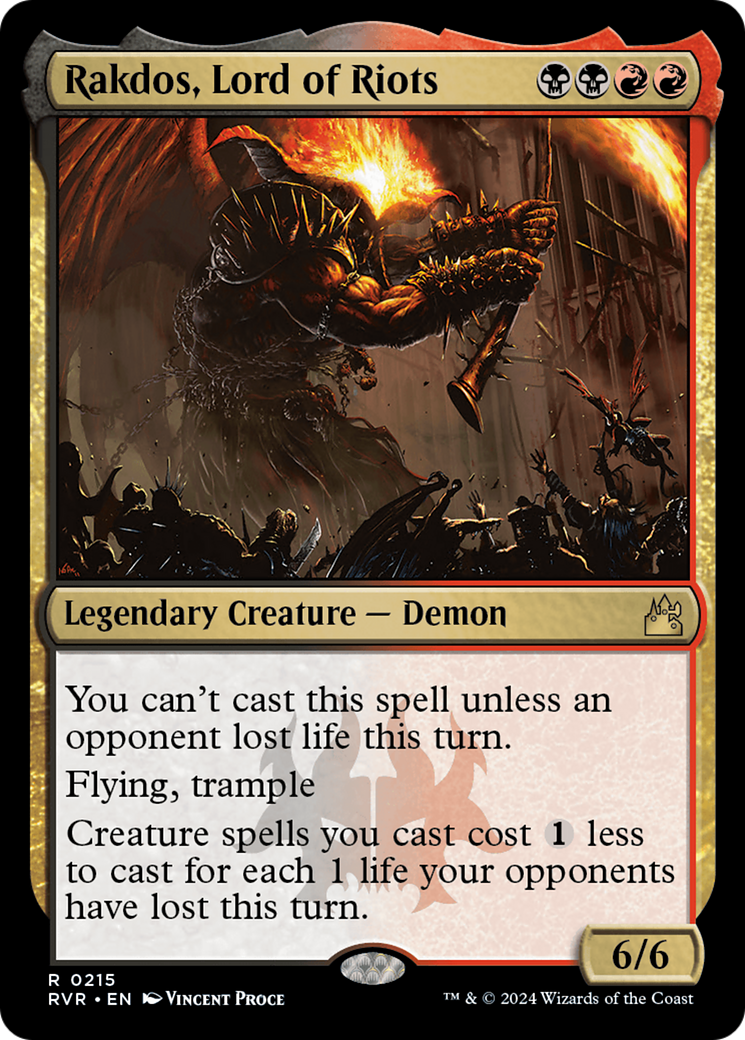 Rakdos, Lord of Riots [Ravnica Remastered] | Odin's Place