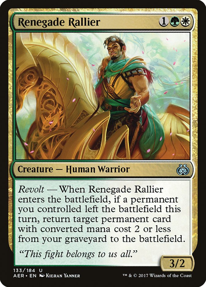 Renegade Rallier (133) [Aether Revolt] | Odin's Place