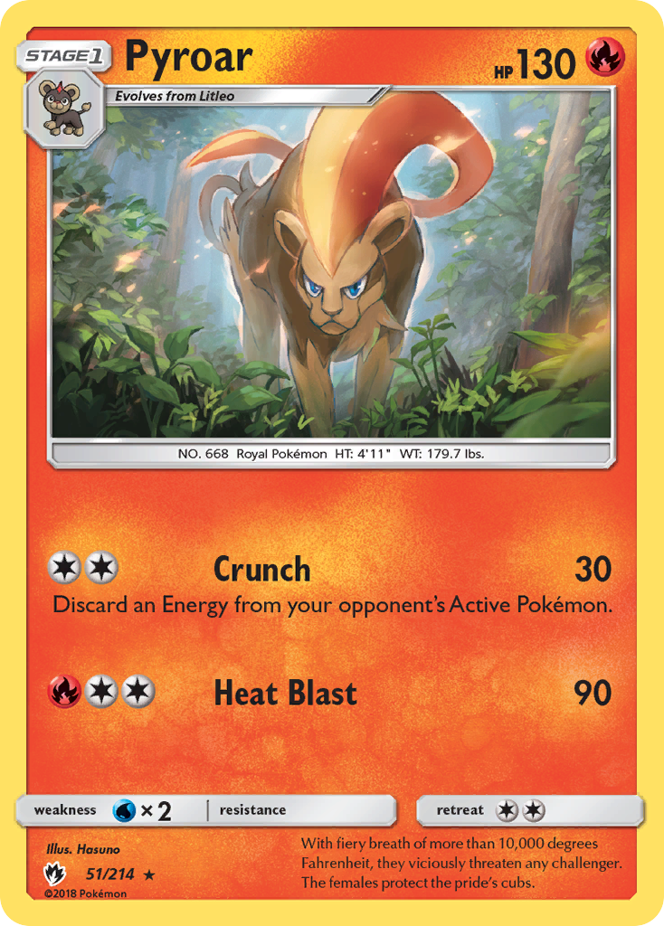 Pyroar (51/214) [Sun & Moon: Lost Thunder] | Odin's Place