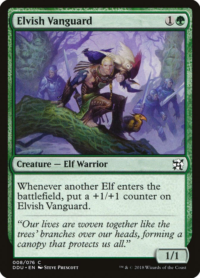 Elvish Vanguard (8) [Duel Decks: Elves vs. Inventors] | Odin's Place