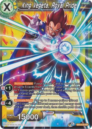King Vegeta, Royal Pride (EX13-22) [Special Anniversary Set 2020] | Odin's Place