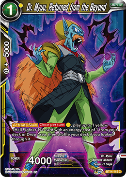Dr. Myuu, Returned from the Beyond (BT14-115) [Cross Spirits] | Odin's Place