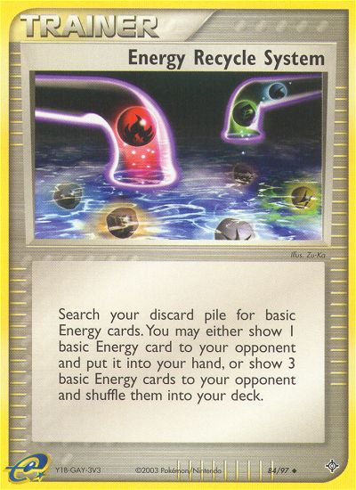 Energy Recycle System (84/97) [EX: Dragon] | Odin's Place