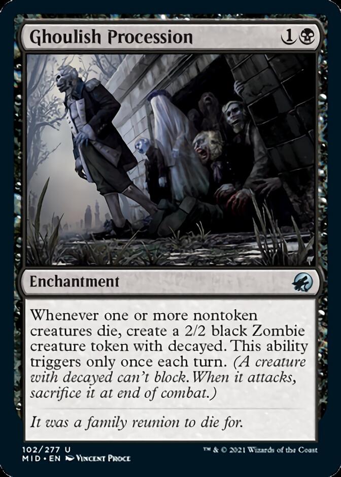 Ghoulish Procession [Innistrad: Midnight Hunt] | Odin's Place