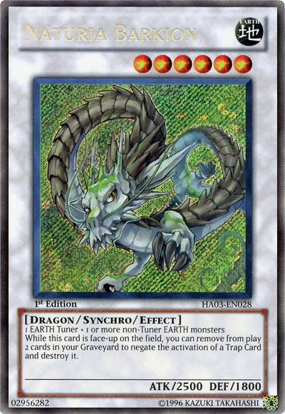 Naturia Barkion [HA03-EN028] Secret Rare | Odin's Place