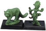 Reaper Pathfinder: Lini Iconic Gnome Druid and Doogami Snow Leopard | Odin's Place