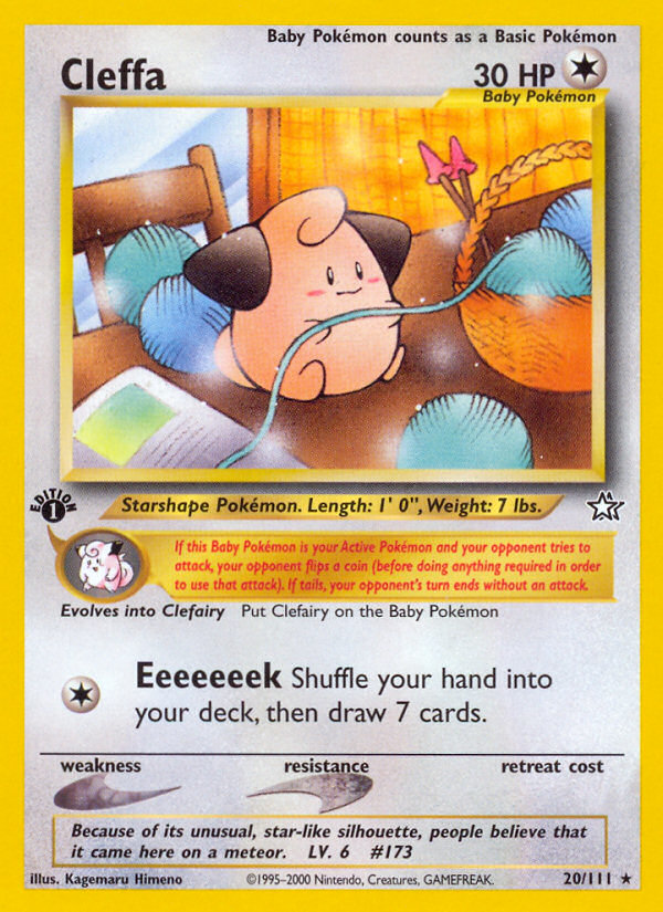 Cleffa (20/111) [Neo Genesis 1st Edition] | Odin's Place