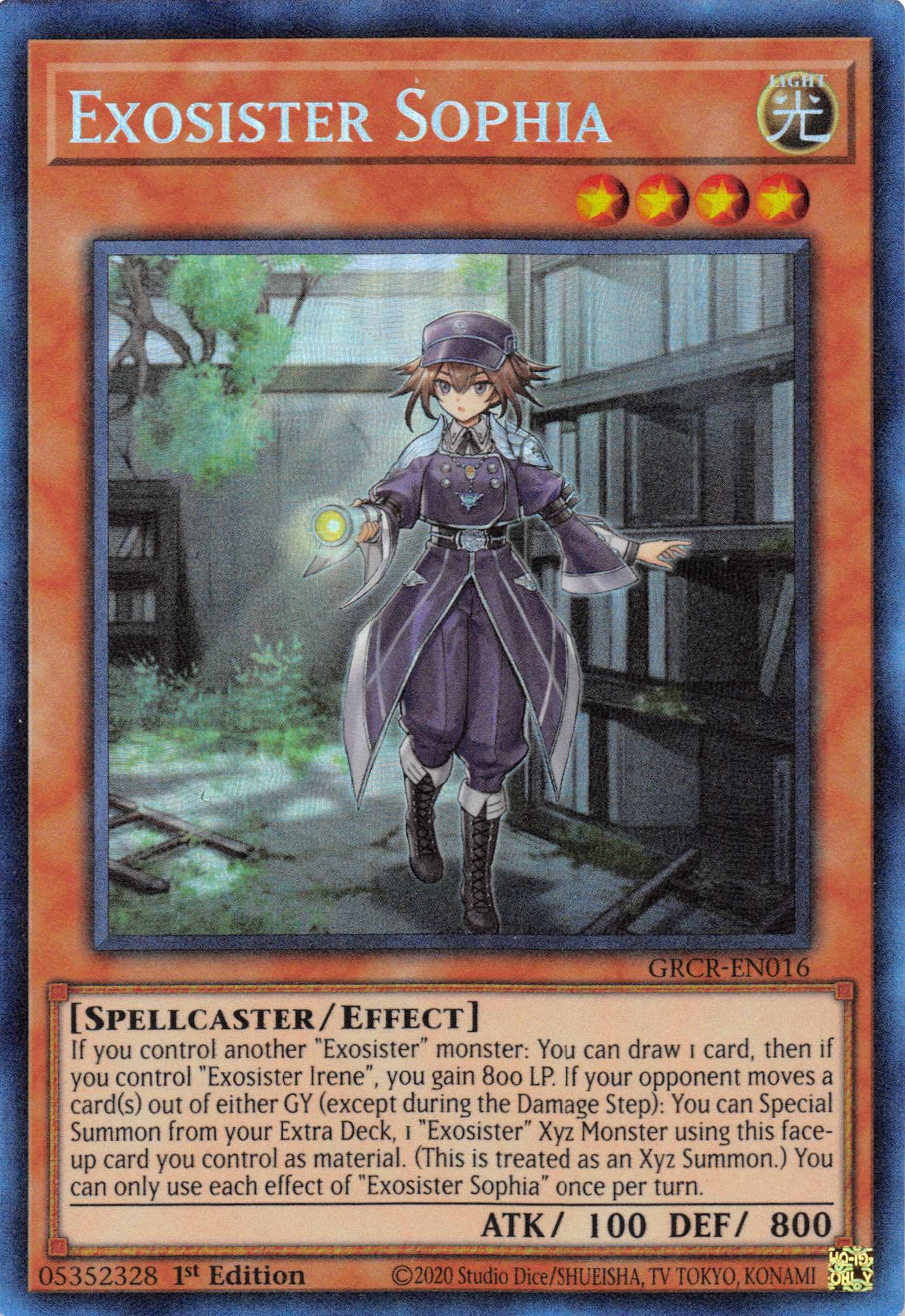 Exosister Sophia [GRCR-EN016] Collector's Rare | Odin's Place