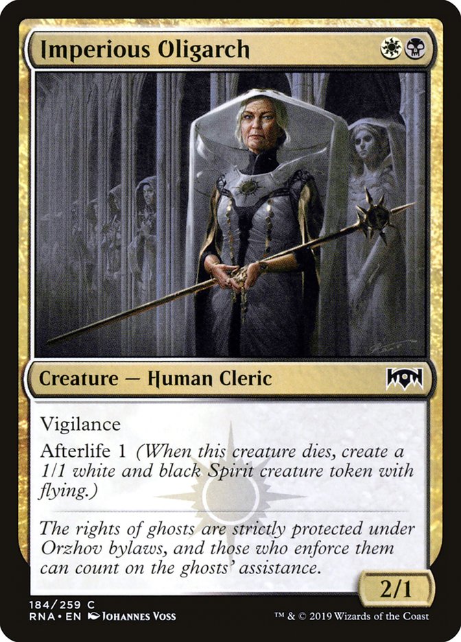 Imperious Oligarch (184) [Ravnica Allegiance] | Odin's Place