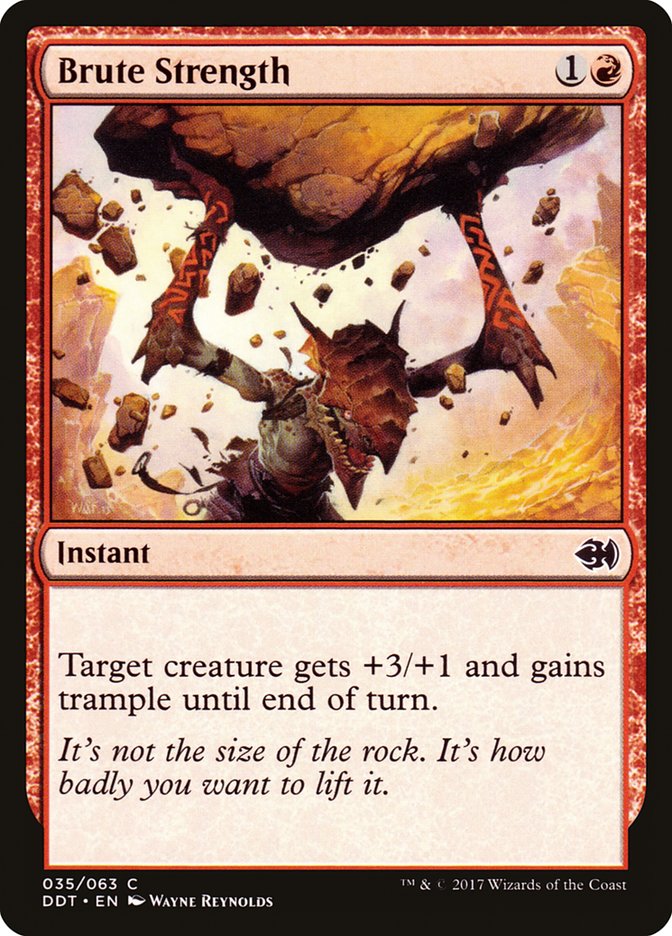 Brute Strength (35) [Duel Decks: Merfolk vs. Goblins] | Odin's Place