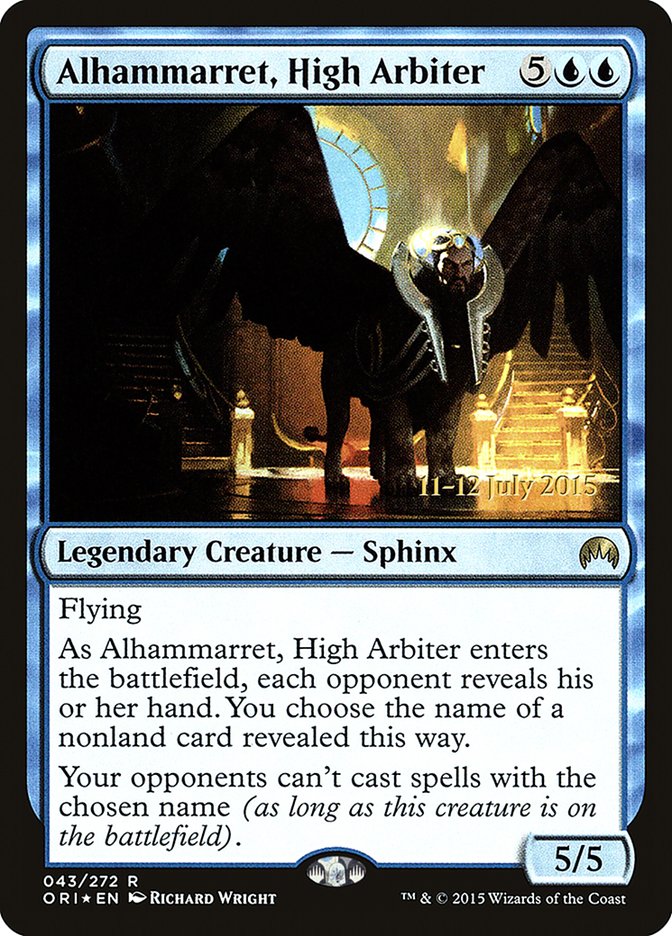 Alhammarret, High Arbiter (43) [Magic Origins Prerelease Promos] | Odin's Place