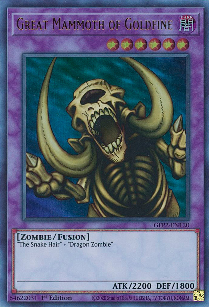 Great Mammoth of Goldfine [GFP2-EN120] Ultra Rare | Odin's Place