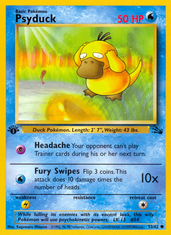Psyduck (53/62) [Fossil 1st Edition] | Odin's Place