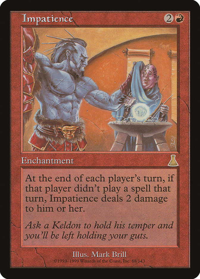 Impatience (88) [Urza's Destiny] | Odin's Place