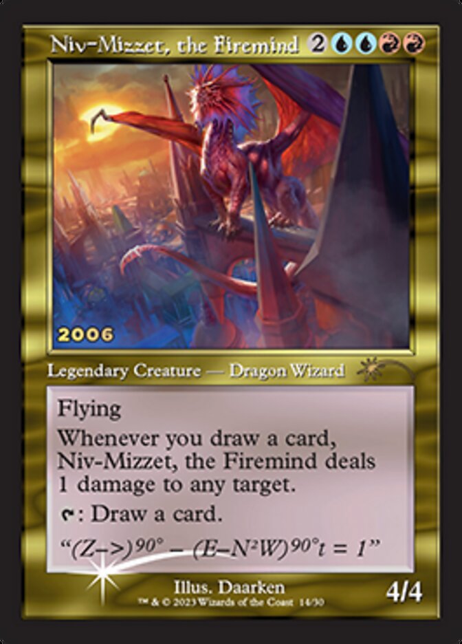 Niv-Mizzet, the Firemind [30th Anniversary Promos] | Odin's Place