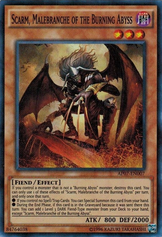 Scarm, Malebranche of the Burning Abyss [AP07-EN007] Super Rare | Odin's Place