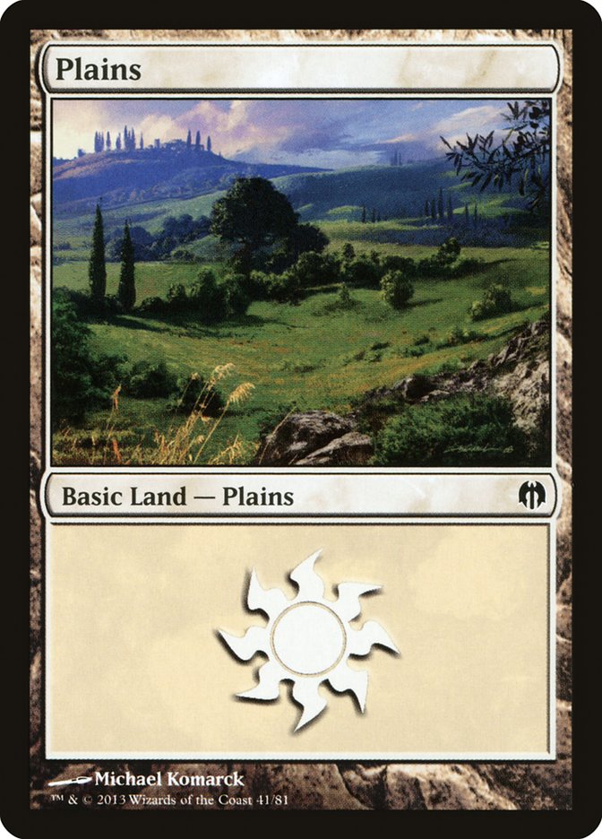 Plains (41) [Duel Decks: Heroes vs. Monsters] | Odin's Place